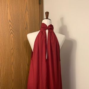 Red dress or swing top size 18